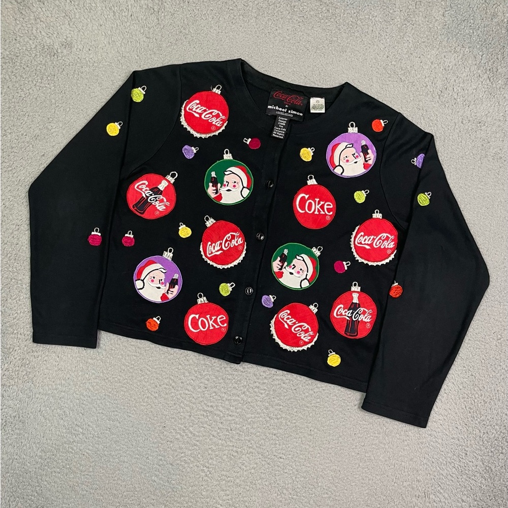 Coca-Cola Michael Simon Limited Edition 1999 Christmas Sweater‎